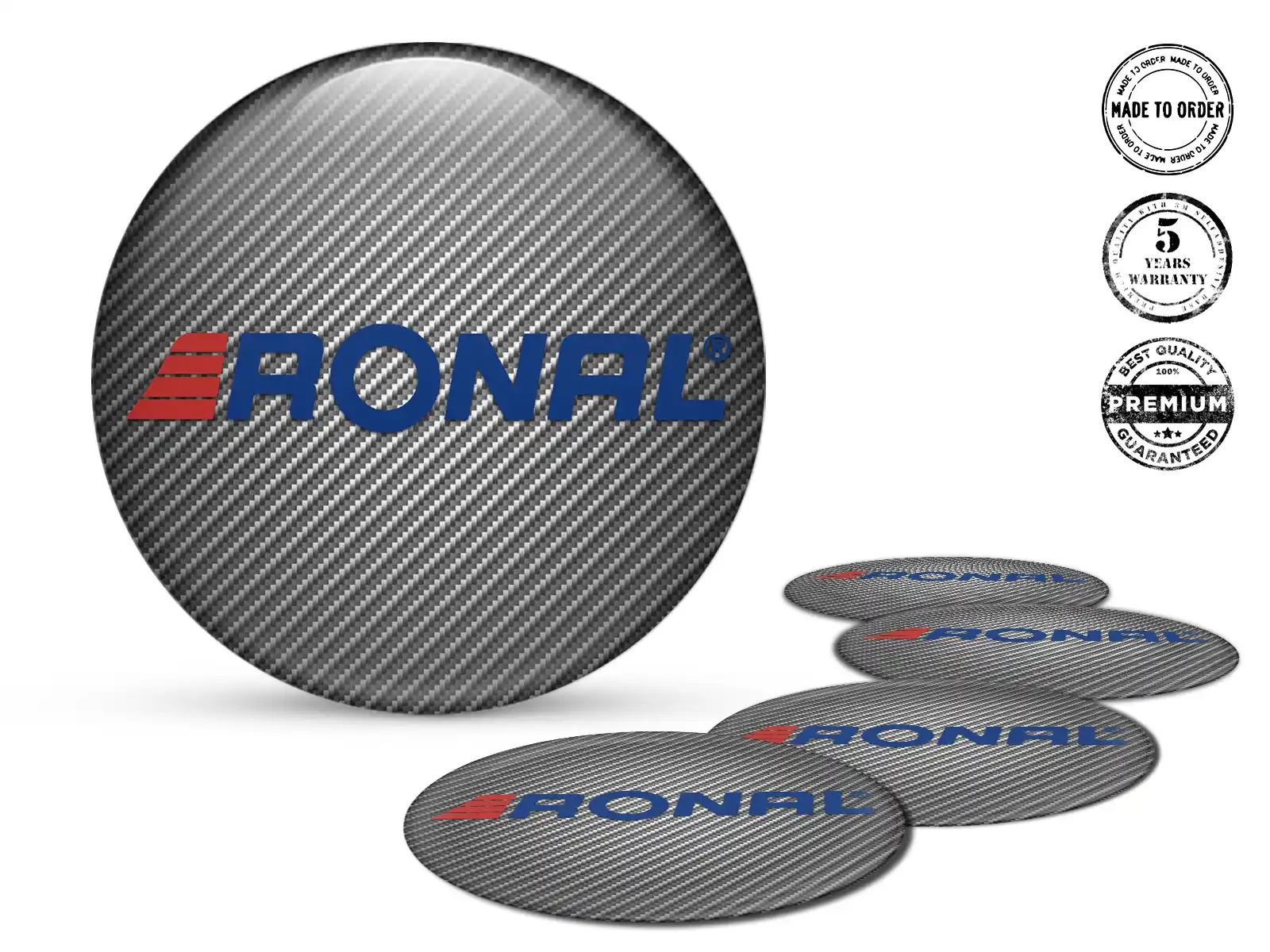 Ronal Individuelle Dome Aufkleber Premium Radlabels